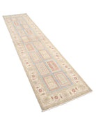 Bakhtiari 2' 6" X 10' 1" Hand-Knotted Wool Rug 2' 6" X 10' 1" (76 X 307) / Blue / Ivory