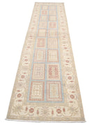 Bakhtiari 2' 6" X 10' 1" Hand-Knotted Wool Rug 2' 6" X 10' 1" (76 X 307) / Blue / Ivory