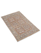 Bakhtiari 2' 1" X 3' 0" Hand-Knotted Wool Rug 2' 1" X 3' 0" (64 X 91) / Brown / Grey