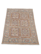 Bakhtiari 2' 1" X 3' 0" Hand-Knotted Wool Rug 2' 1" X 3' 0" (64 X 91) / Brown / Grey