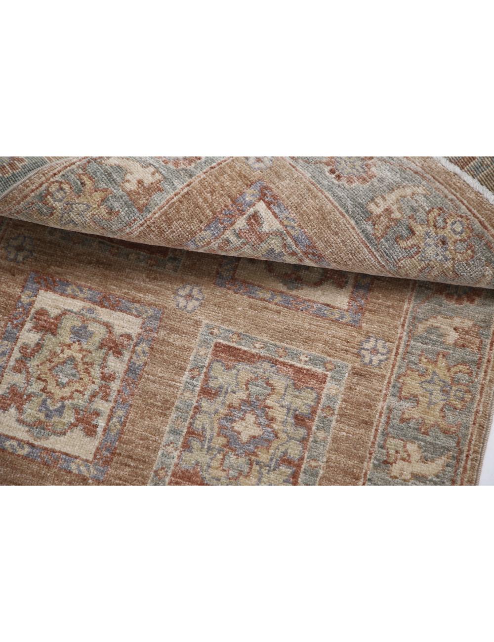 Bakhtiari 2' 1" X 3' 0" Hand-Knotted Wool Rug 2' 1" X 3' 0" (64 X 91) / Brown / Grey