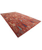 Bakshaish 10'0'' X 17'7'' Hand-Knotted Wool Rug 10'0'' x 17'7'' (300 X 528) / Red / Blue