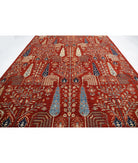 Bakshaish 10'0'' X 17'7'' Hand-Knotted Wool Rug 10'0'' x 17'7'' (300 X 528) / Red / Blue