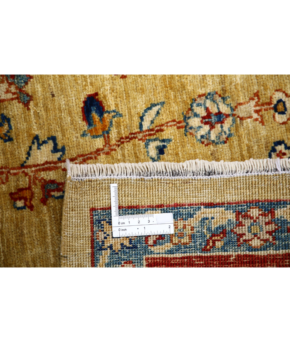 Bakshaish 5'6'' X 8'4'' Hand-Knotted Wool Rug 5'6'' x 8'4'' (165 X 250) / Gold / Red