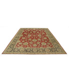 Ziegler 7'7'' X 9'10'' Hand-Knotted Wool Rug 7'7'' x 9'10'' (228 X 295) / Red / Grey