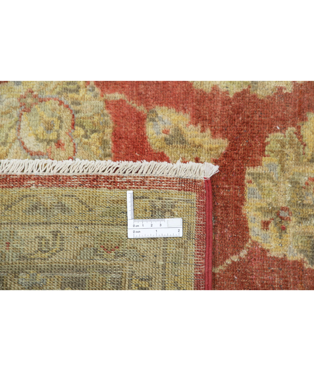 Ziegler 7'7'' X 9'10'' Hand-Knotted Wool Rug 7'7'' x 9'10'' (228 X 295) / Red / Grey