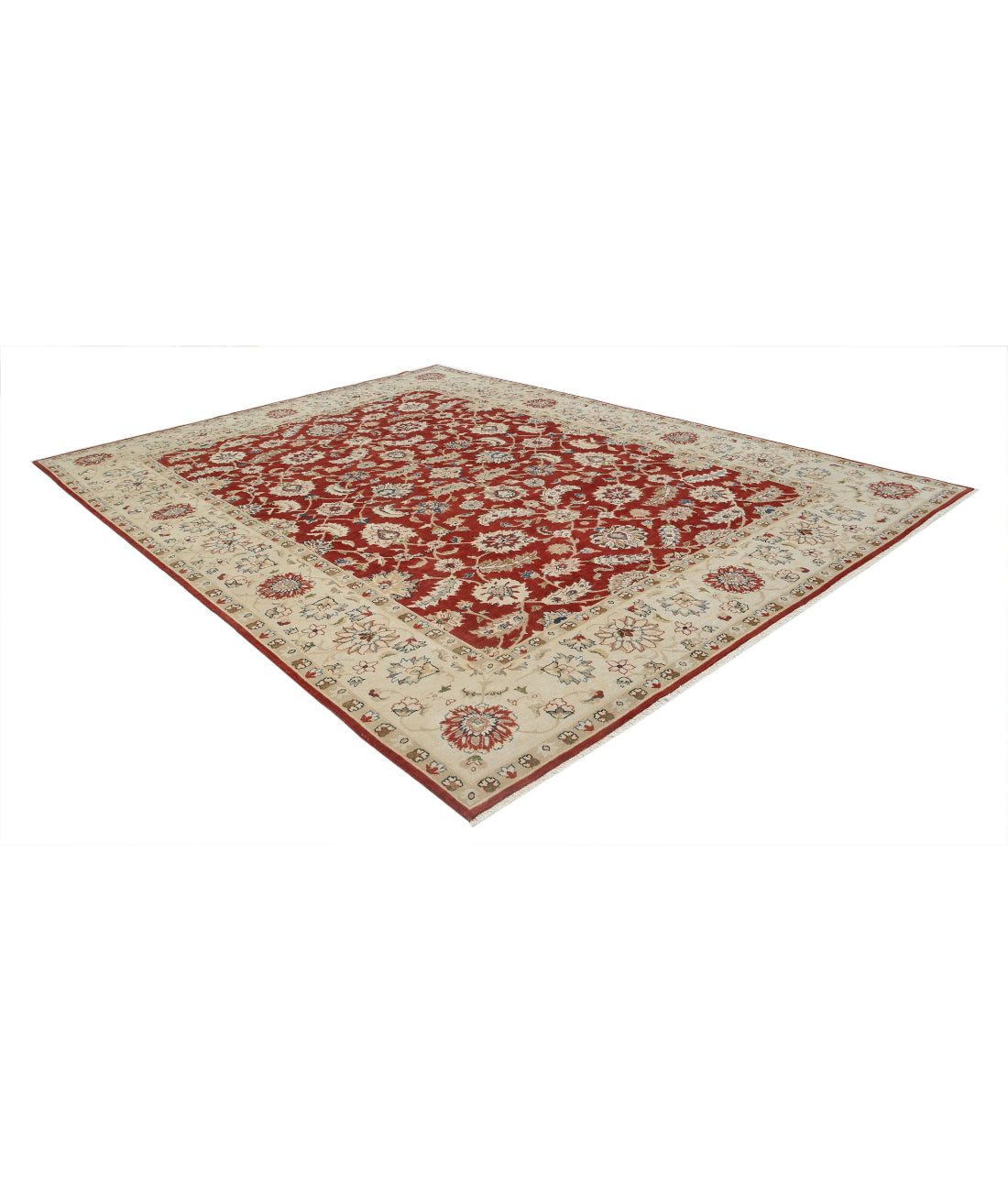 Ziegler 9'0'' X 12'0'' Hand-Knotted Wool Rug 9'0'' x 12'0'' (270 X 360) / Rust / N/A