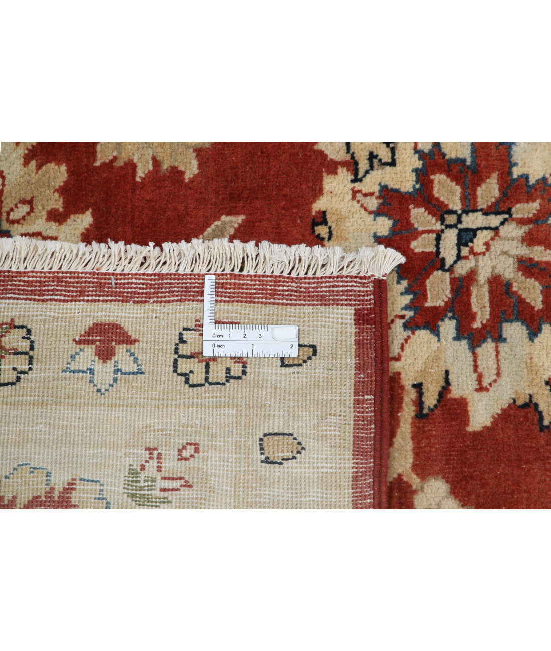 Ziegler 9'0'' X 12'0'' Hand-Knotted Wool Rug 9'0'' x 12'0'' (270 X 360) / Rust / N/A