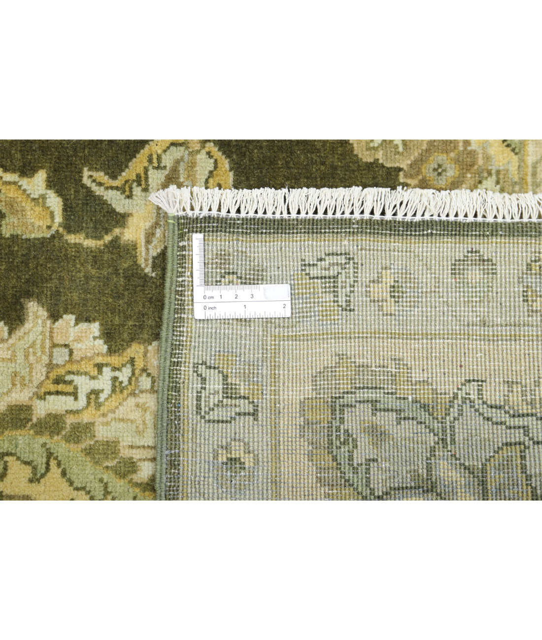 Ziegler 7'11'' X 9'10'' Hand-Knotted Wool Rug 7'11'' x 9'10'' (238 X 295) / Green / Beige