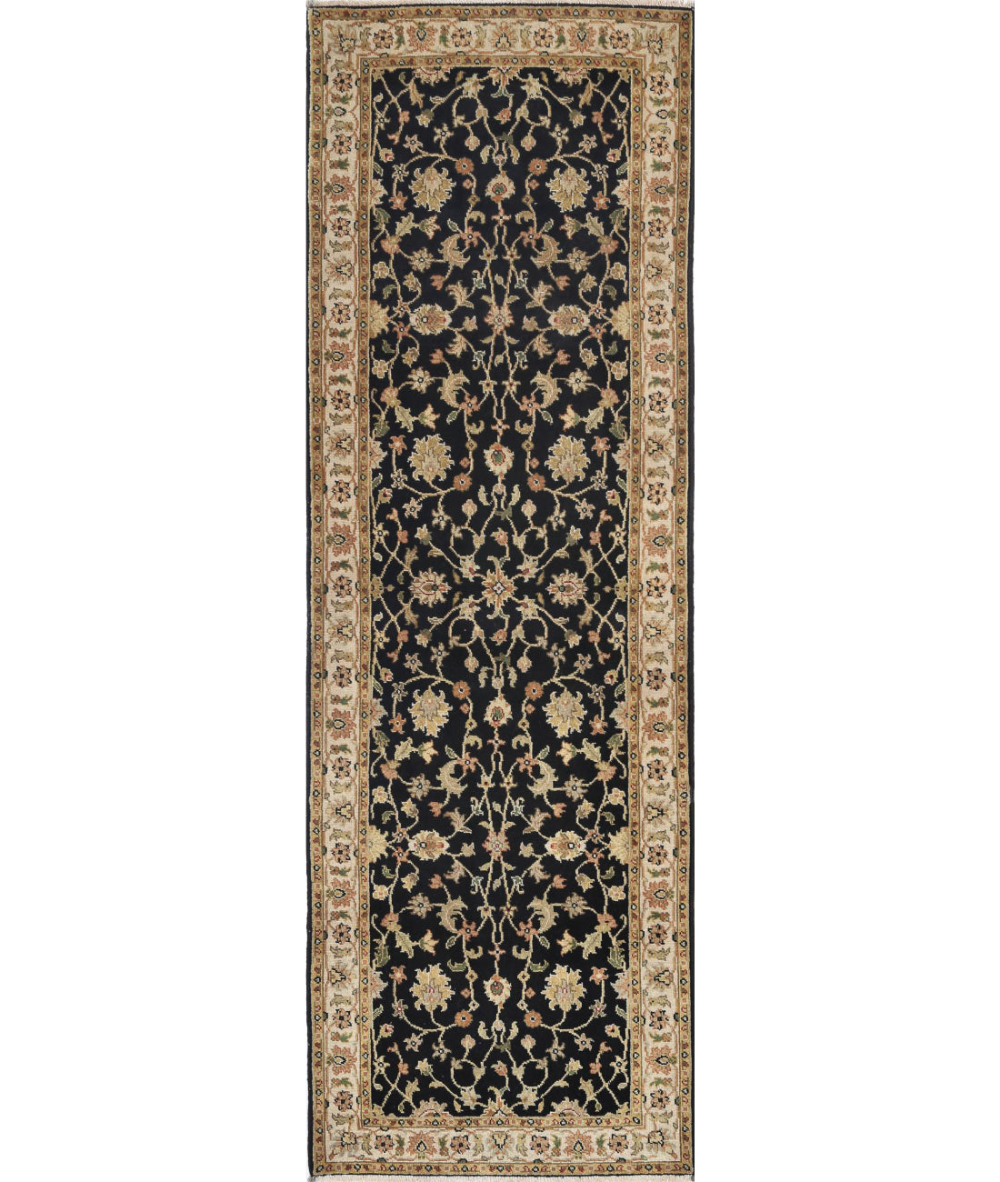 Ziegler 2'6'' X 7'11'' Hand-Knotted Wool Rug 2'6'' x 7'11'' (75 X 238) / Black / N/A