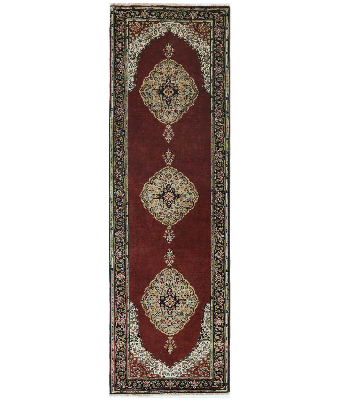 Ziegler 2'7'' X 8'10'' Hand-Knotted Wool Rug 2'7'' x 8'10'' (78 X 265) / Rust / N/A