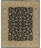 Ziegler 7'10'' X 9'9'' Hand-Knotted Wool Rug 7'10'' x 9'9'' (235 X 293) / Black / Ivory