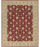 Ziegler 8'10'' X 11'4'' Hand-Knotted Wool Rug 8'10'' x 11'4'' (265 X 340) / Red / Ivory