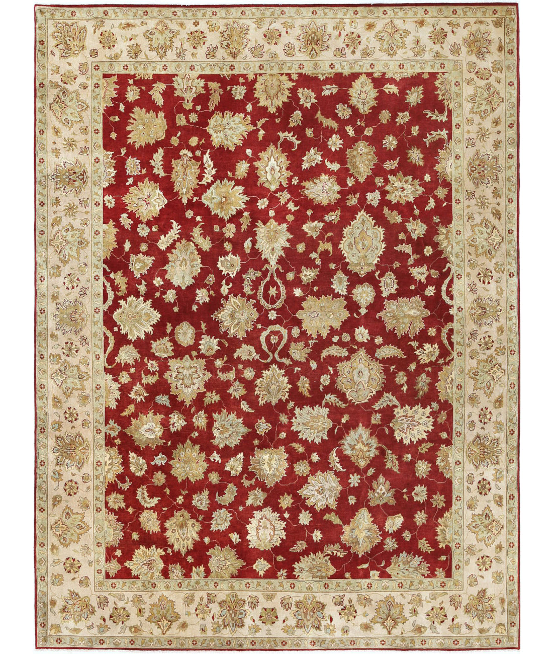 Ziegler 8'10'' X 11'10'' Hand-Knotted Wool Rug 8'10'' x 11'10'' (265 X 355) / Rust / N/A