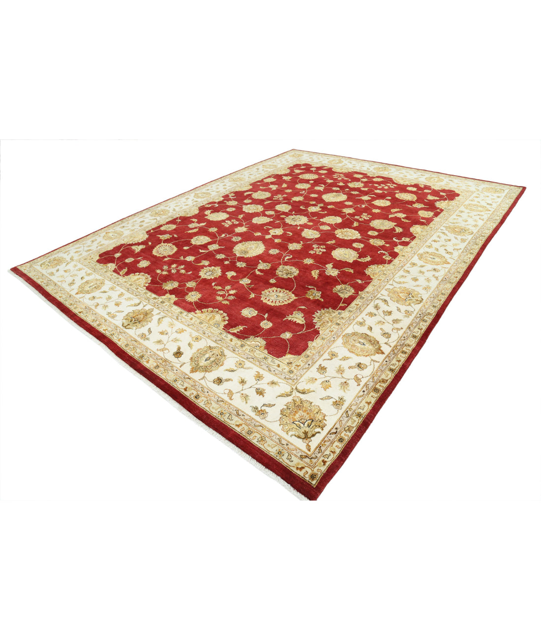 Ziegler 9'1'' X 11'10'' Hand-Knotted Wool Rug 9'1'' x 11'10'' (273 X 355) / Red / N/A