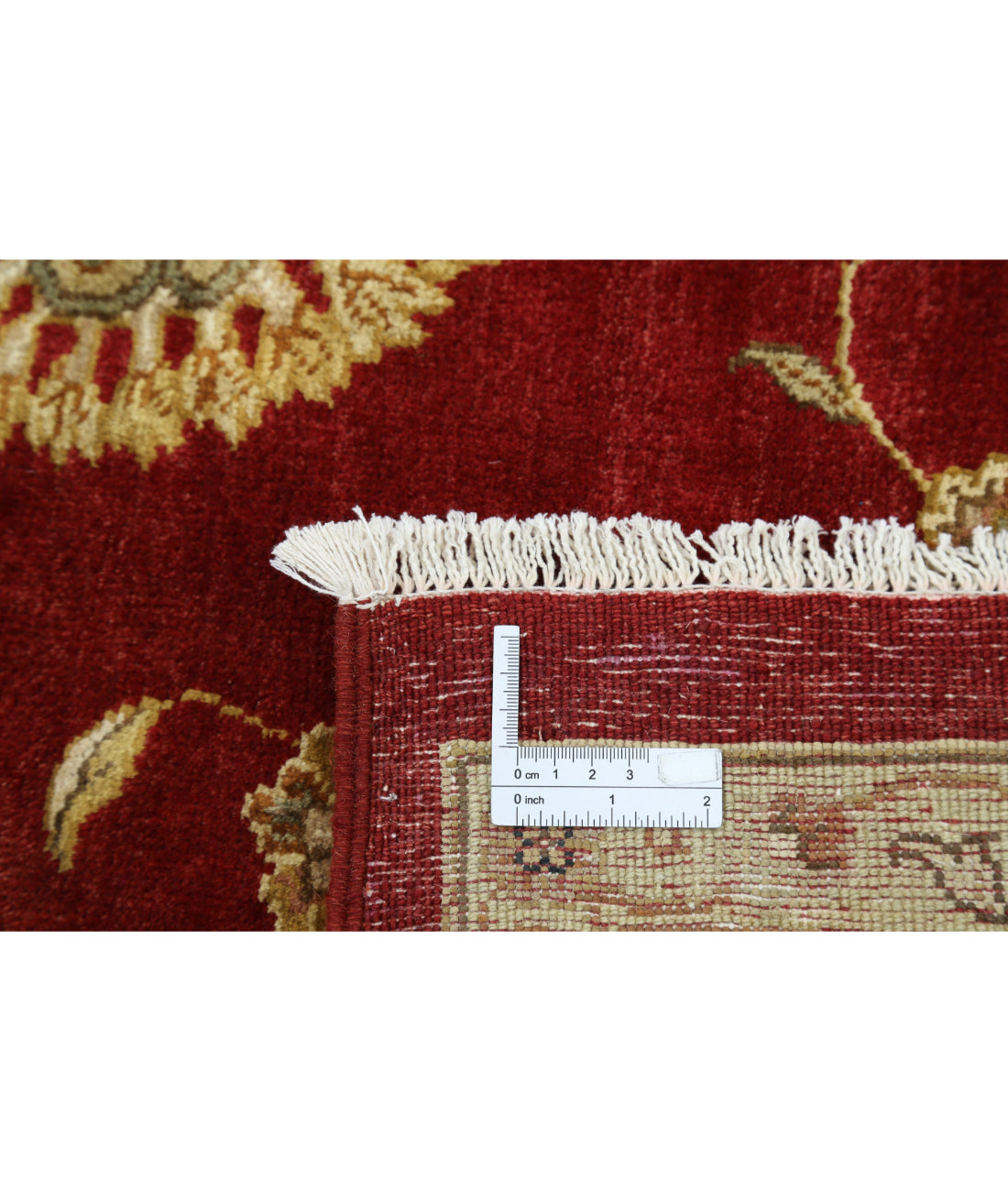 Ziegler 9'1'' X 11'10'' Hand-Knotted Wool Rug 9'1'' x 11'10'' (273 X 355) / Red / N/A