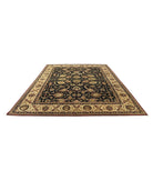 Ziegler 8'8'' X 11'9'' Hand-Knotted Wool Rug 8'8'' x 11'9'' (260 X 353) / Black / Ivory