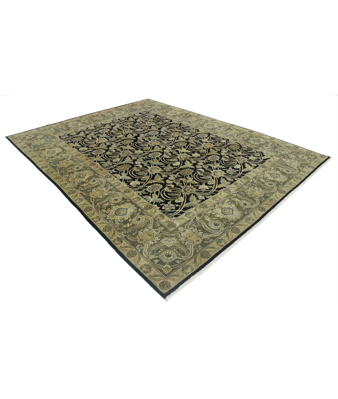 Ziegler 7'10'' X 9'10'' Hand-Knotted Wool Rug 7'10'' x 9'10'' (235 X 295) / Black / N/A