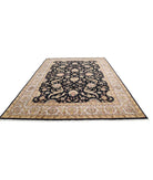 Ziegler 8'10'' X 11'10'' Hand-Knotted Wool Rug 8'10'' x 11'10'' (265 X 355) / Black / N/A