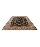 Ziegler 8'10'' X 11'10'' Hand-Knotted Wool Rug 8'10'' x 11'10'' (265 X 355) / Black / N/A