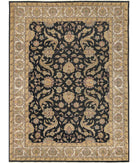 Ziegler 8'10'' X 11'10'' Hand-Knotted Wool Rug 8'10'' x 11'10'' (265 X 355) / Black / N/A