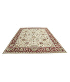 Ziegler 8'1'' X 10'3'' Hand-Knotted Wool Rug 8'1'' x 10'3'' (243 X 308) / Ivory / N/A