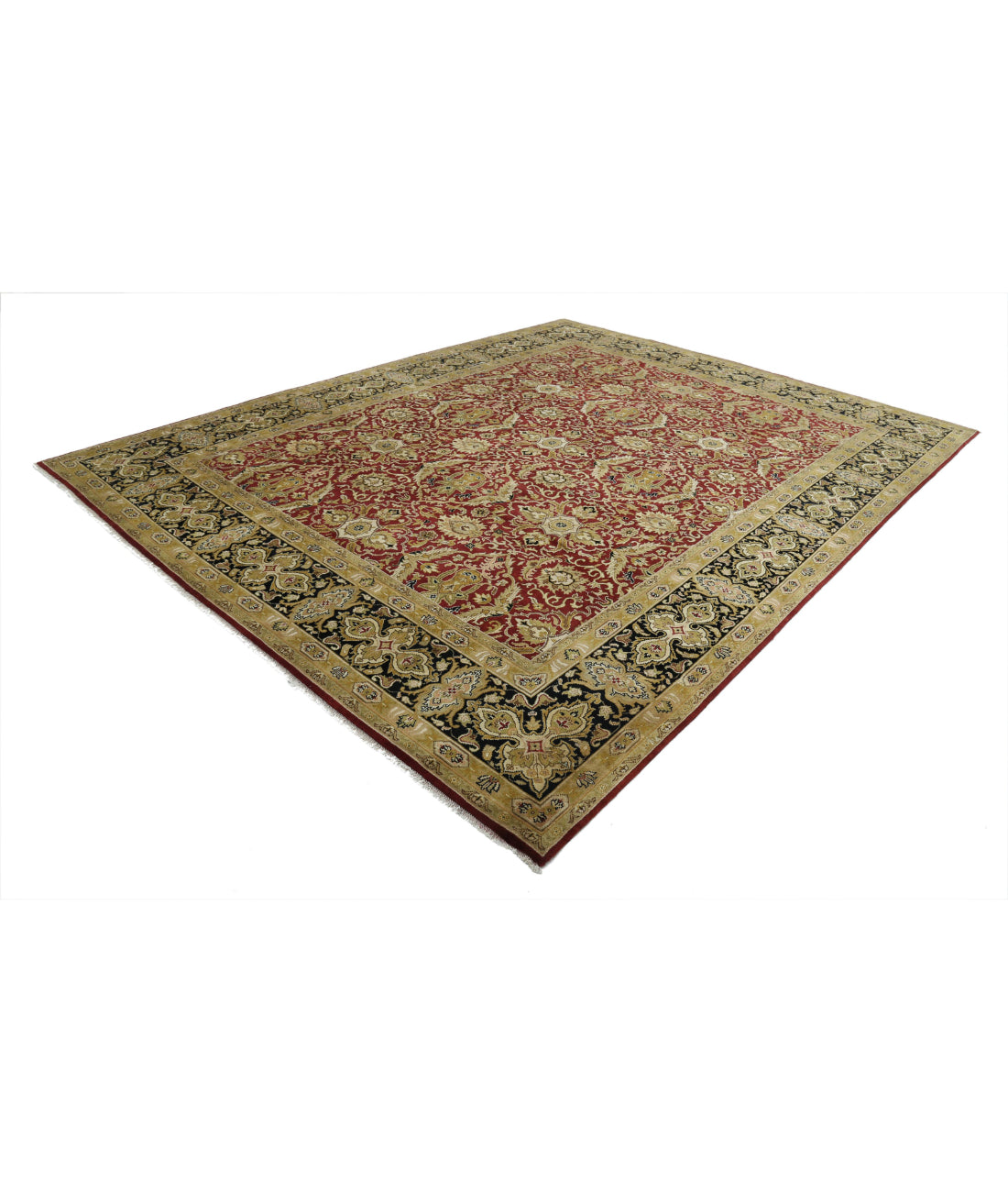 Ziegler 9'1'' X 11'8'' Hand-Knotted Wool Rug 9'1'' x 11'8'' (273 X 350) / Rust / N/A