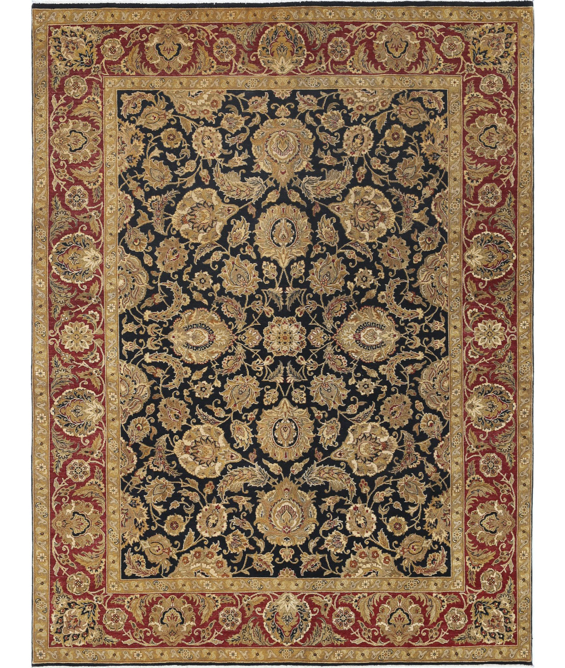 Ziegler 9'0'' X 12'0'' Hand-Knotted Wool Rug 9'0'' x 12'0'' (270 X 360) / Black / N/A