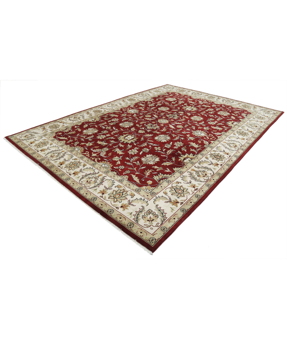 Ziegler 8'6'' X 11'11'' Hand-Knotted Wool Rug 8'6'' x 11'11'' (255 X 358) / Red / N/A