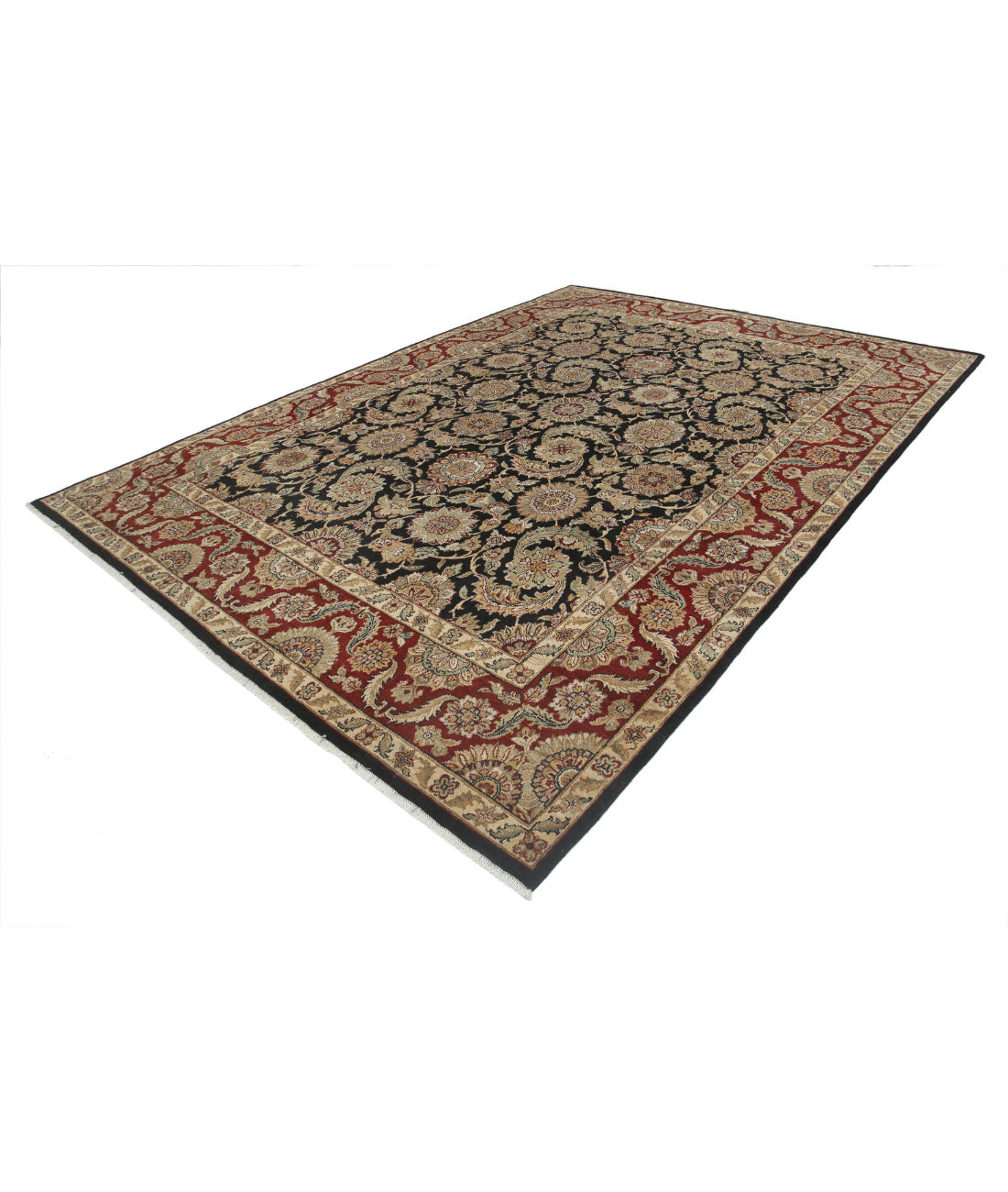 Ziegler 8'8'' X 12'0'' Hand-Knotted Wool Rug 8'8'' x 12'0'' (260 X 360) / Black / N/A