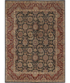 Ziegler 8'8'' X 12'0'' Hand-Knotted Wool Rug 8'8'' x 12'0'' (260 X 360) / Black / N/A