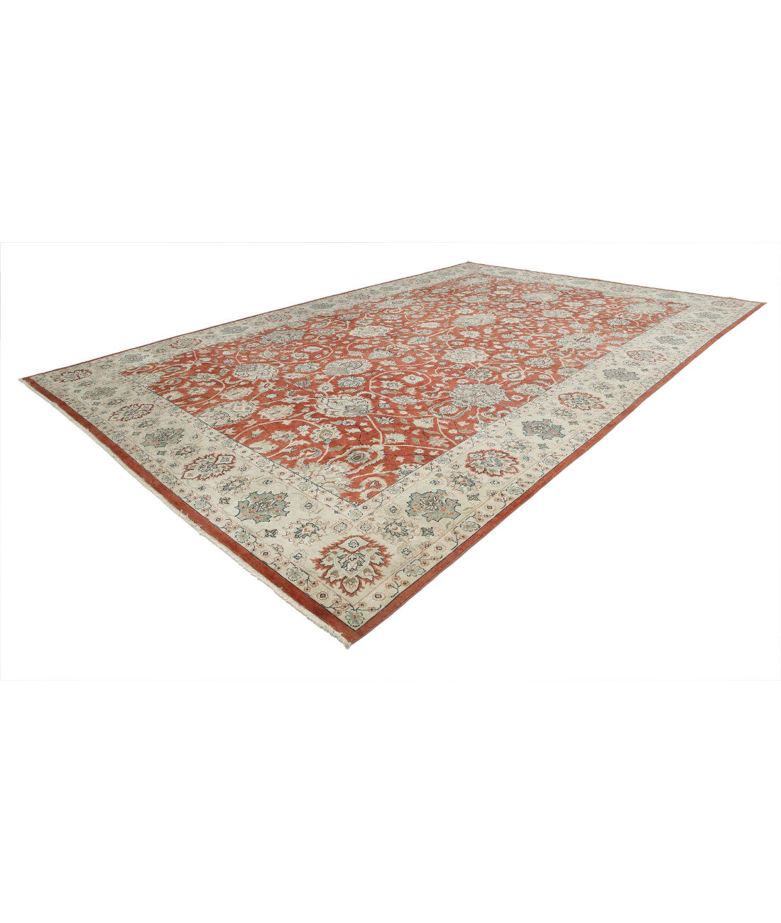 Ziegler 11'9'' X 18'0'' Hand-Knotted Wool Rug 11'9'' x 18'0'' (353 X 540) / Rust / N/A