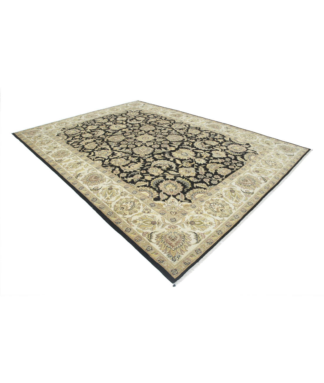 Ziegler 8'9'' X 12'2'' Hand-Knotted Wool Rug 8'9'' x 12'2'' (263 X 365) / Black / N/A