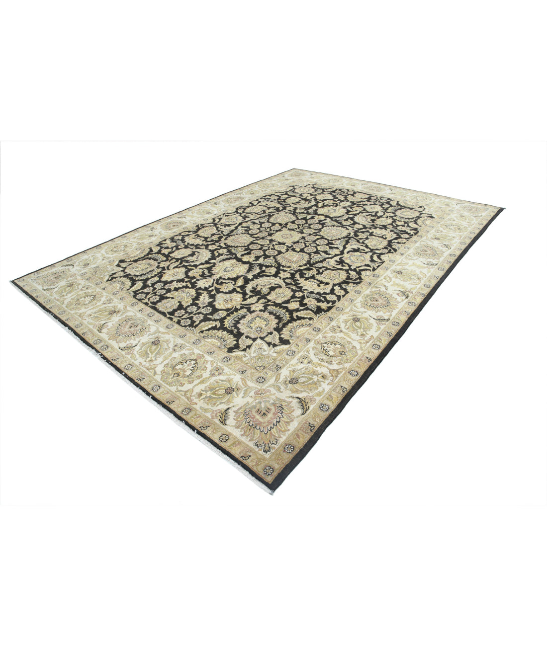 Ziegler 8'9'' X 12'2'' Hand-Knotted Wool Rug 8'9'' x 12'2'' (263 X 365) / Black / N/A