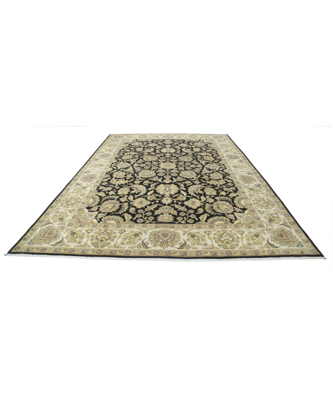 Ziegler 8'9'' X 12'2'' Hand-Knotted Wool Rug 8'9'' x 12'2'' (263 X 365) / Black / N/A