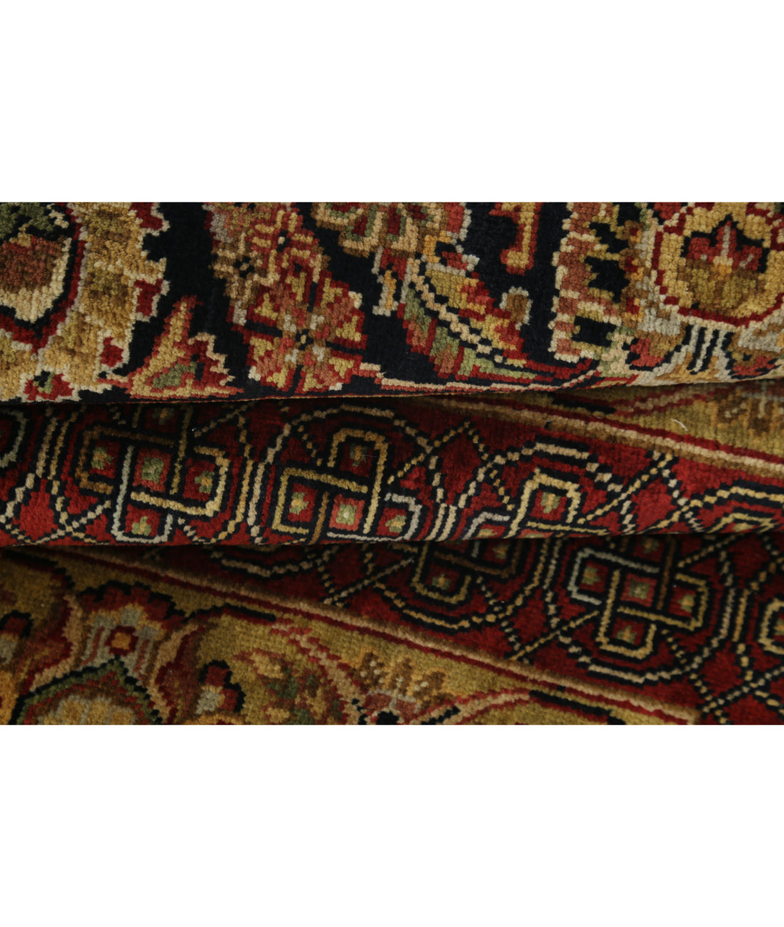 Ziegler 5'10'' X 5'10'' Hand-Knotted Wool Rug 5'10'' x 5'10'' (175 X 175) / Black / N/A