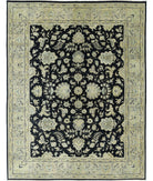 Ziegler 9'0'' X 11'9'' Hand-Knotted Wool Rug 9'0'' x 11'9'' (270 X 353) / Black / N/A