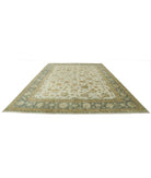 Ziegler 9'10'' X 13'9'' Hand-Knotted Wool Rug 9'10'' x 13'9'' (295 X 413) / Ivory / Green