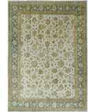 Ziegler 9'10'' X 13'9'' Hand-Knotted Wool Rug 9'10'' x 13'9'' (295 X 413) / Ivory / Green