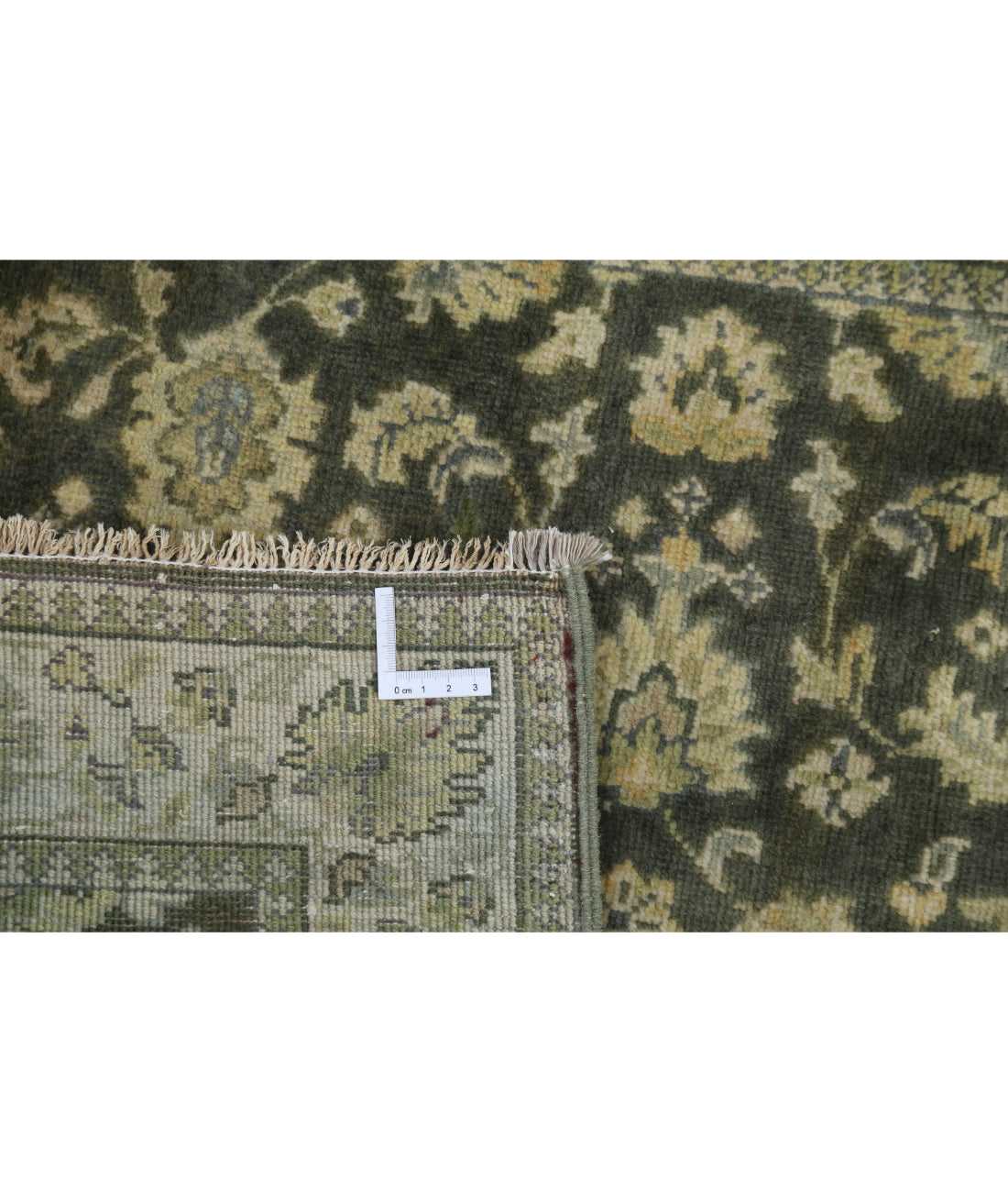 Ziegler 2'6'' X 7'9'' Hand-Knotted Wool Rug 2'6'' x 7'9'' (75 X 233) / Green / N/A