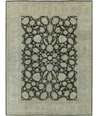 Ziegler 8'11'' X 11'8'' Hand-Knotted Wool Rug 8'11'' x 11'8'' (268 X 350) / Green / Ivory