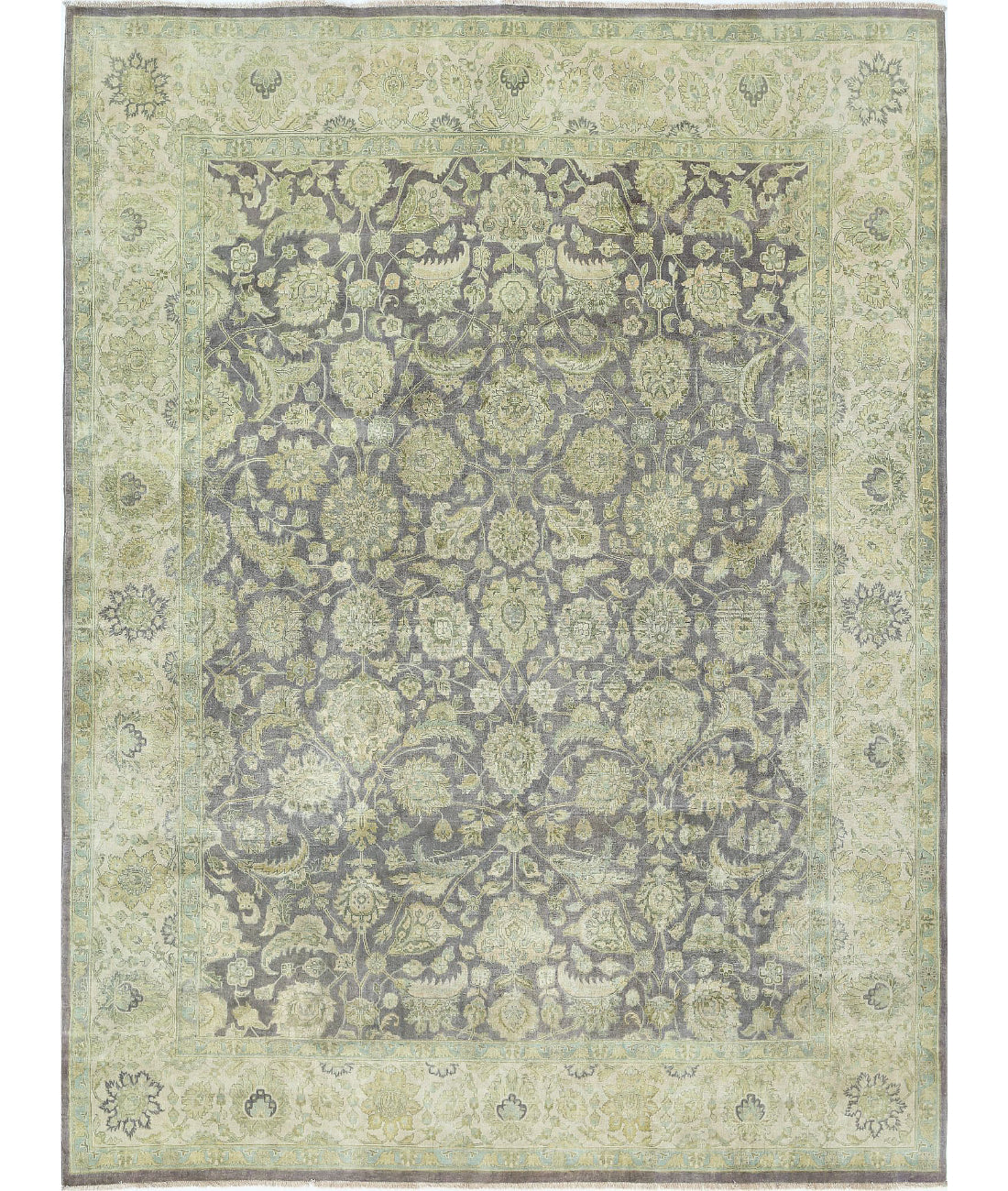 Ziegler 8'10'' X 11'10'' Hand-Knotted Wool Rug 8'10'' x 11'10'' (265 X 355) / Lilac / Ivory