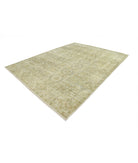 Ziegler 8'11'' X 11'7'' Hand-Knotted Wool Rug 8'11'' x 11'7'' (268 X 348) / Green / Ivory