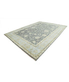 Ziegler 9'10'' X 13'9'' Hand-Knotted Wool Rug 9'10'' x 13'9'' (295 X 413) / Grey / Blue