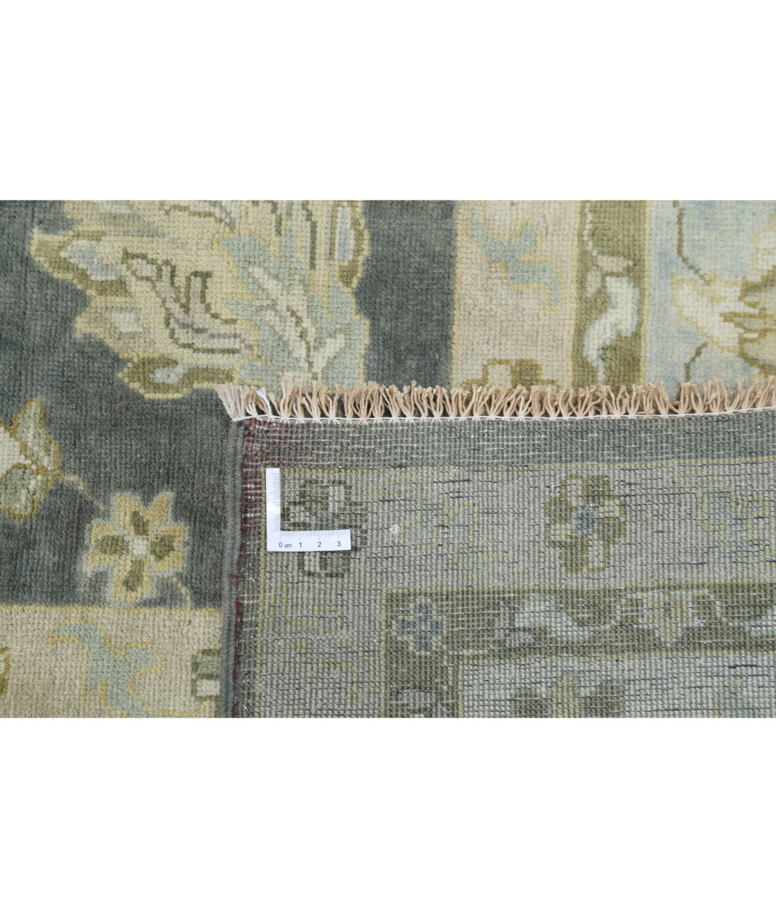 Ziegler 9'10'' X 13'9'' Hand-Knotted Wool Rug 9'10'' x 13'9'' (295 X 413) / Grey / Blue