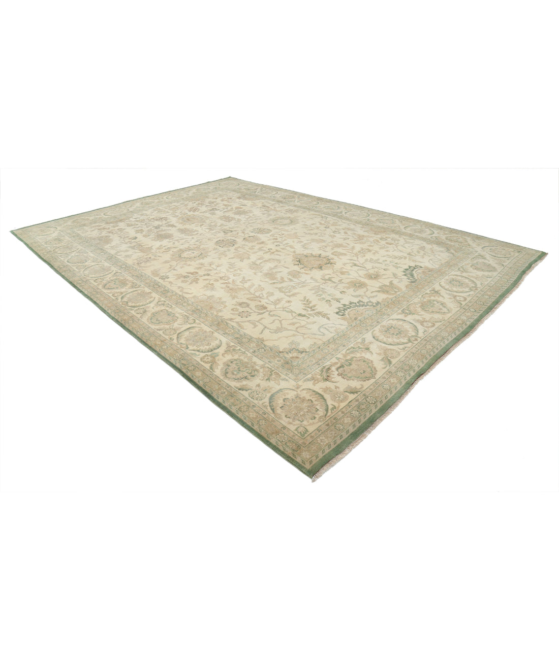 Ziegler 9'10'' X 13'10'' Hand-Knotted Wool Rug 9'10'' x 13'10'' (295 X 415) / Beige / N/A