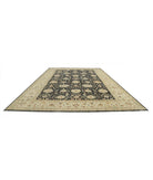 Ziegler 11'9'' X 17'9'' Hand-Knotted Wool Rug 11'9'' x 17'9'' (353 X 533) / Black / N/A