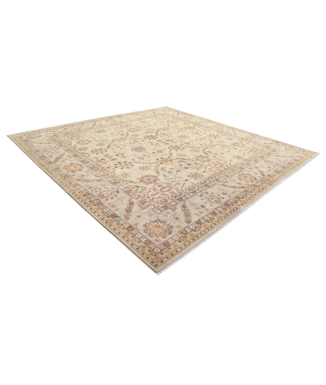 Ziegler 11'9'' X 12'0'' Hand-Knotted Wool Rug 11'9'' x 12'0'' (353 X 360) / Beige / N/A