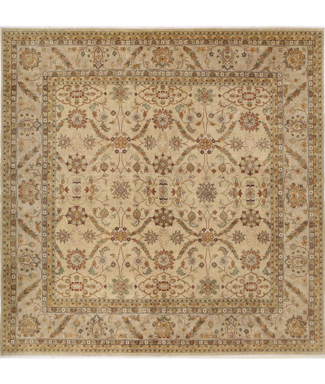 Ziegler 11'9'' X 12'0'' Hand-Knotted Wool Rug 11'9'' x 12'0'' (353 X 360) / Beige / N/A