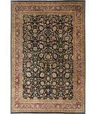 Ziegler 11'9'' X 17'11'' Hand-Knotted Wool Rug 11'9'' x 17'11'' (353 X 538) / Black / Ivory